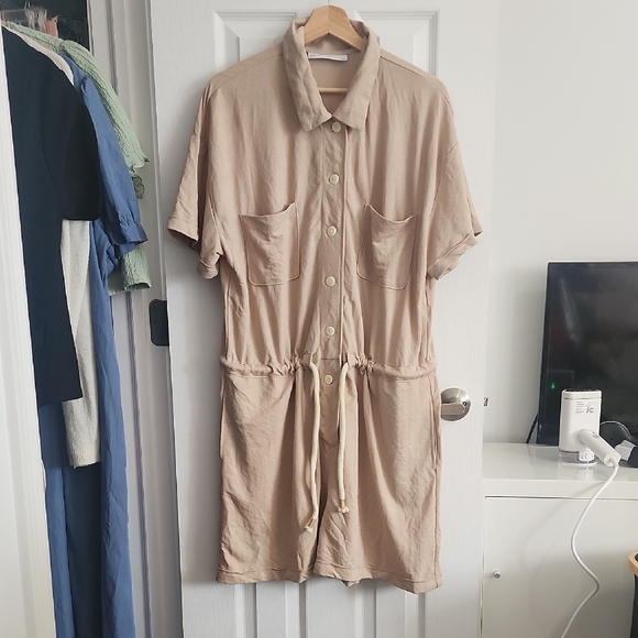 Safari Button-Up Romper - Picture 3 of 10